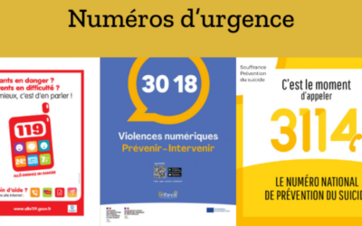 Besoin d’aide : les bons numéros